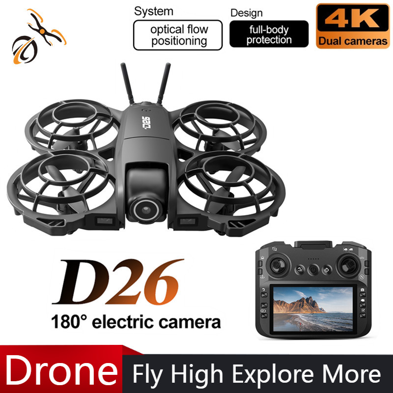 Drone Camera Lens - D26 Drone 4K Aerial HD 180°