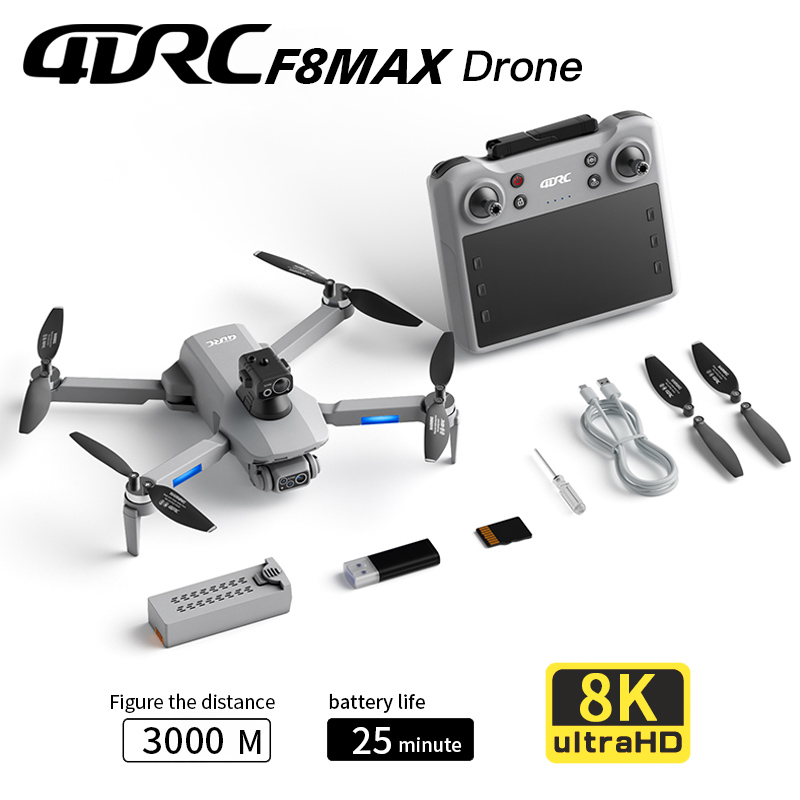 Drone Camera Mount - F8 MAX GPS Drone Professional 8K