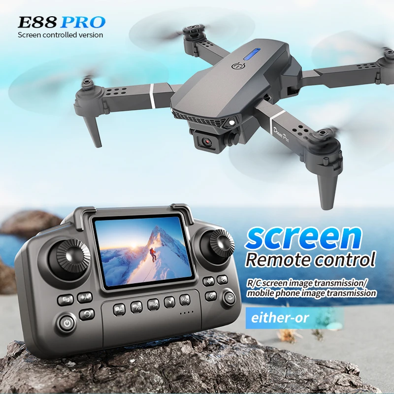 Professional E88 PRO Drone wit - Drone Camera Mount ulasan dan harga