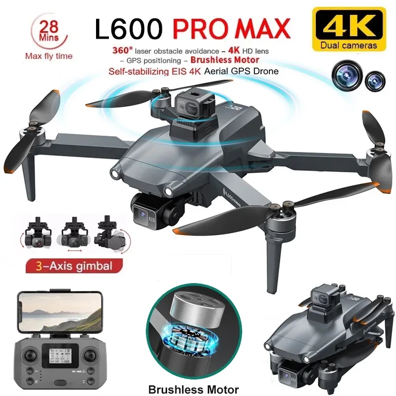 L600 PRO MAX GPS Drone Profess - Drone Camera Lens ulasan dan harga