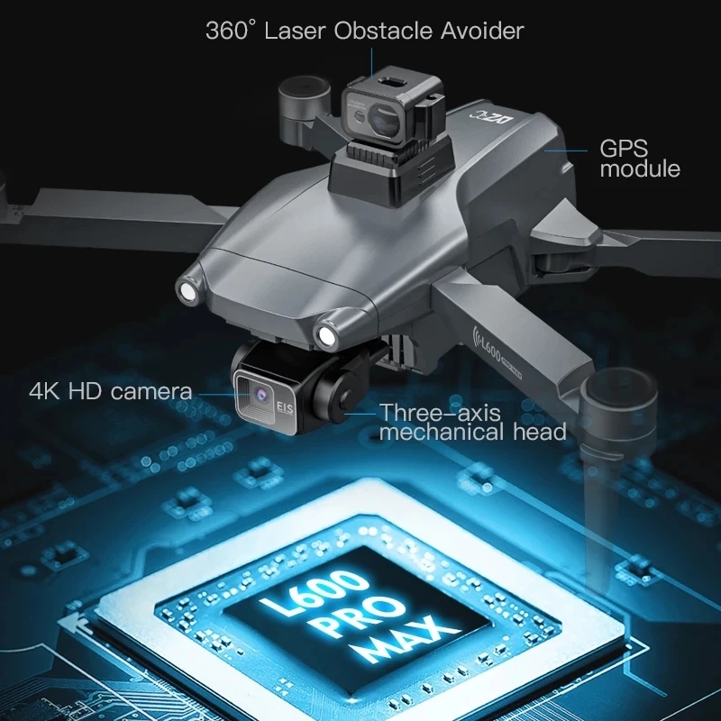 L600 PRO MAX GPS Drone Profess - Drone Camera Lens ulasan dan harga